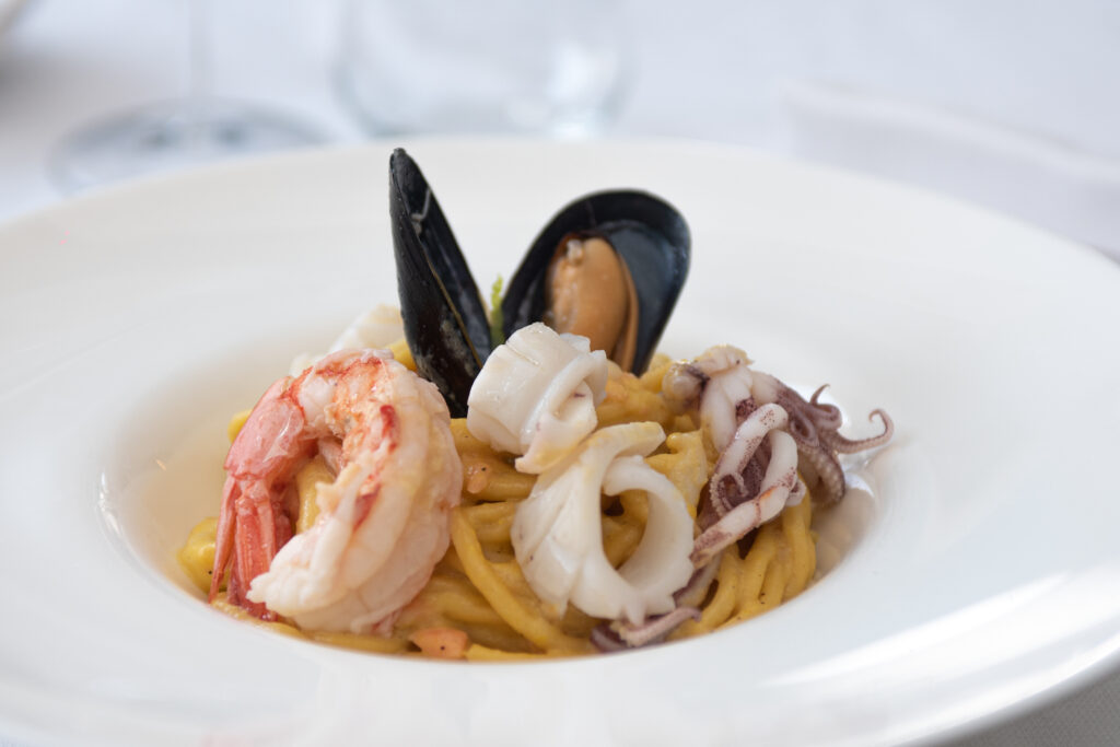 Piatto della nostra carbonara di mare